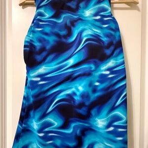 Lands End High-Neck Tankini Top - Size 12 D-Cup